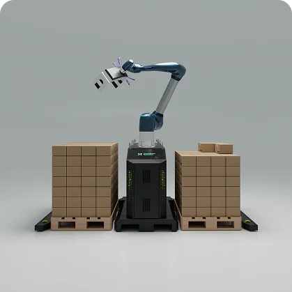 MalocherBot – schlüsselfertige Palettierzelle von Unchained Robotics